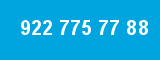 922 775 77 88
